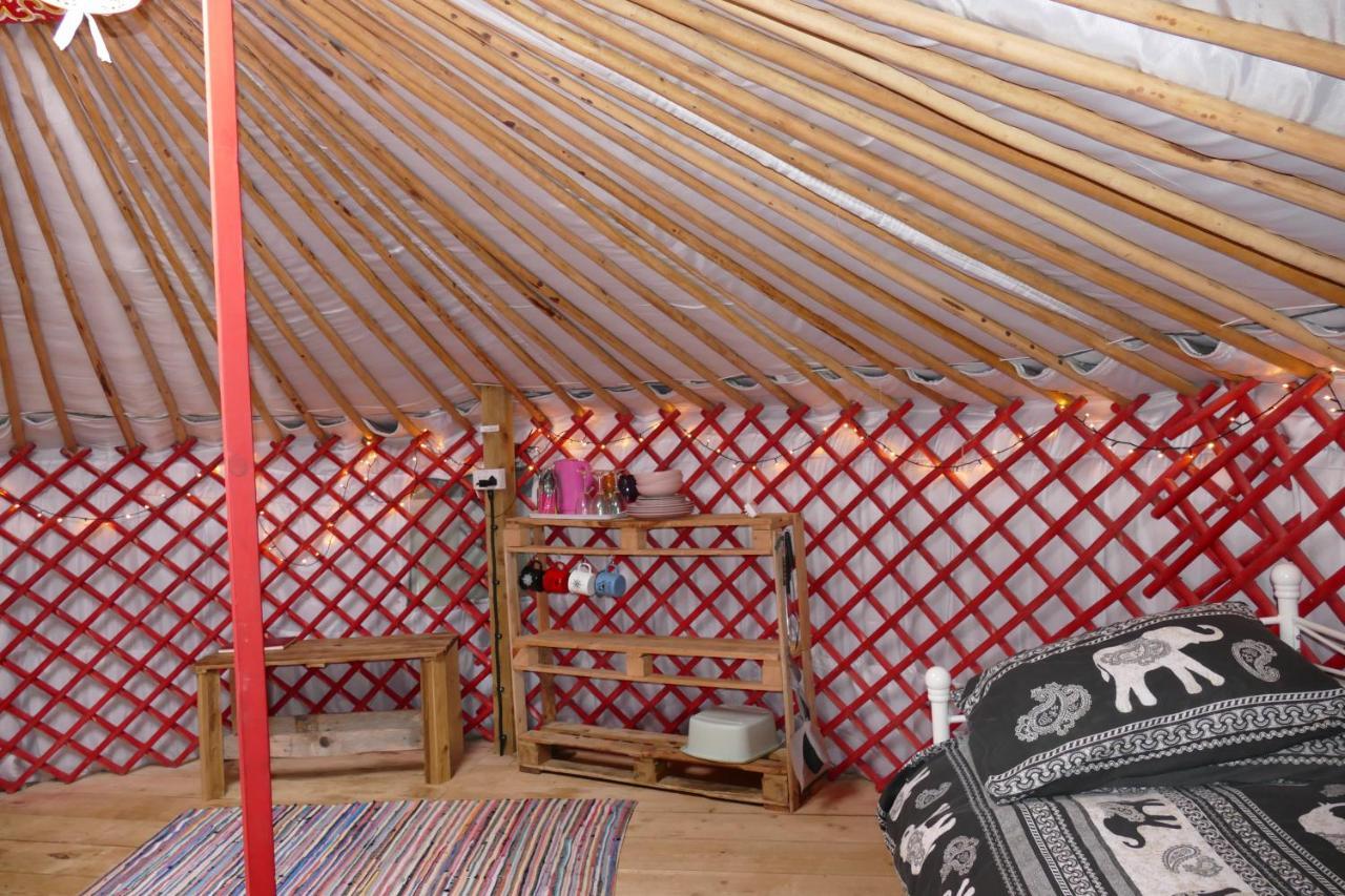 Alder Yurt Wych Elm Glamping Otel Helston Dış mekan fotoğraf
